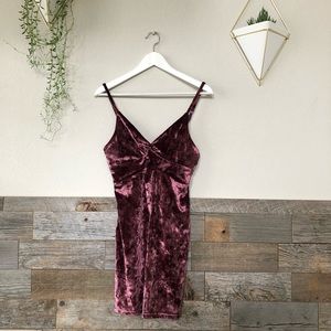 Free People Come Together Mauve Purple Mini Dress